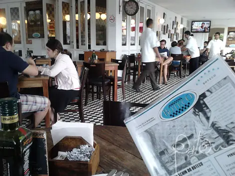 Ambiente e atendimento do Boteco