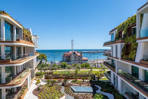 Hospedagem com vista para o mar
