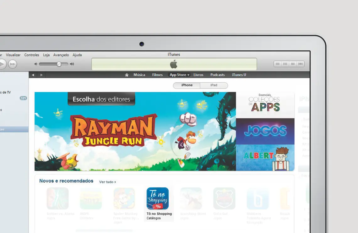 Tô no Shopping em destaque na App Store